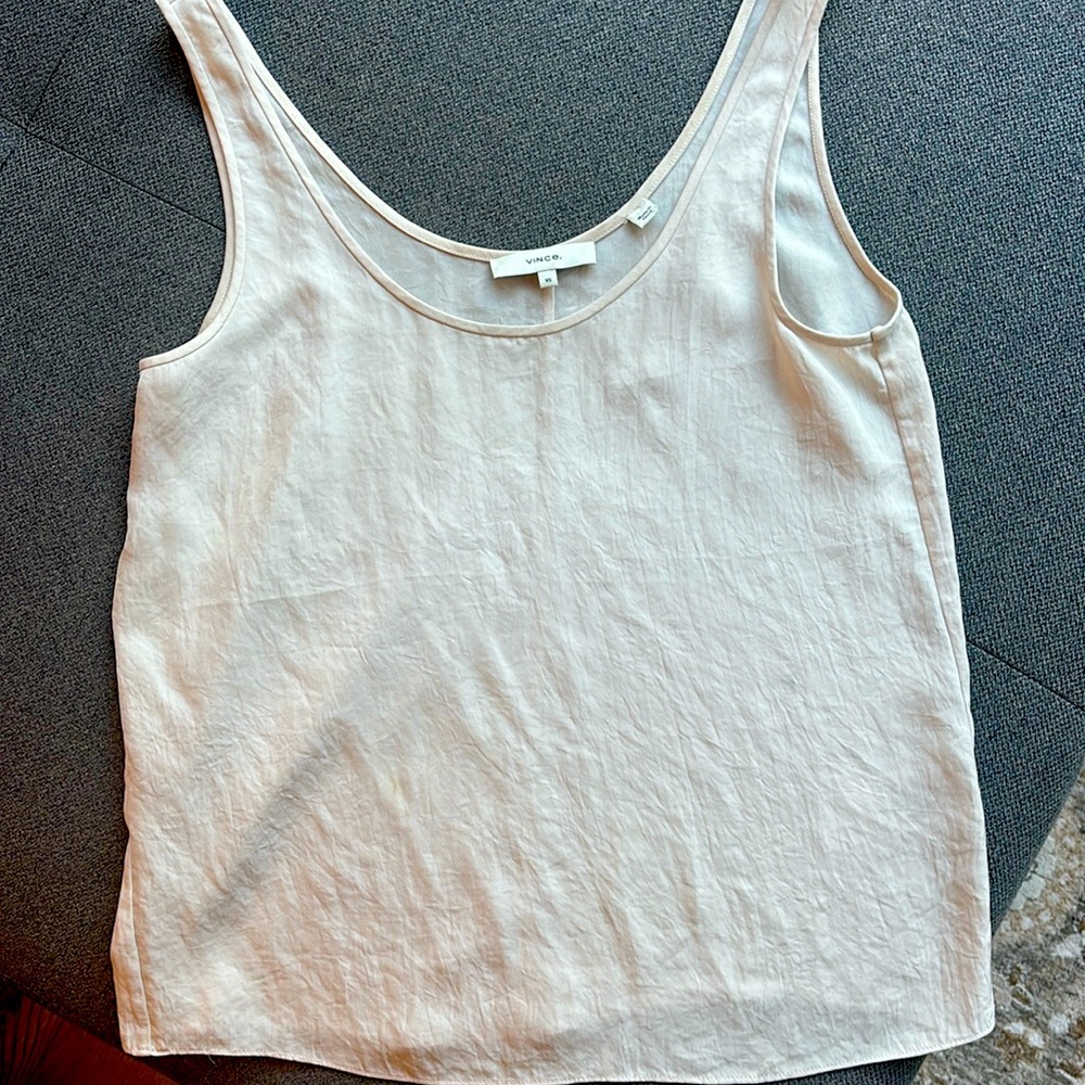 Vince scoop neck tank top, size xs